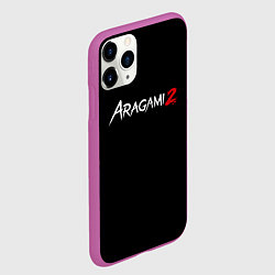 Чехол iPhone 11 Pro матовый Aragami, цвет: 3D-фиолетовый — фото 2