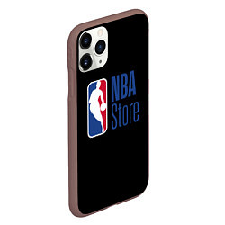 Чехол iPhone 11 Pro матовый NBA store, цвет: 3D-коричневый — фото 2