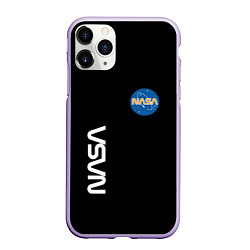 Чехол iPhone 11 Pro матовый NASA logo usa space