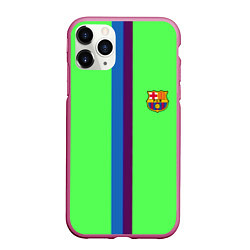 Чехол iPhone 11 Pro матовый Barcelona fc sport line