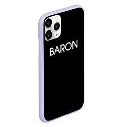 Чехол iPhone 11 Pro матовый Барон baron, цвет: 3D-светло-сиреневый — фото 2