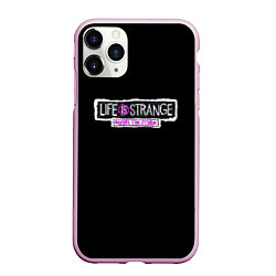 Чехол iPhone 11 Pro матовый Life is strange logo game, цвет: 3D-розовый