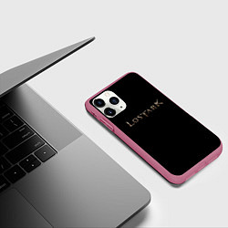 Чехол iPhone 11 Pro матовый Lostark, цвет: 3D-малиновый — фото 2