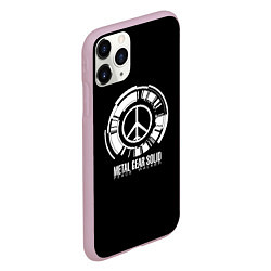 Чехол iPhone 11 Pro матовый Metal gear solid snake logo, цвет: 3D-розовый — фото 2