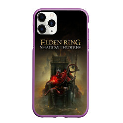 Чехол iPhone 11 Pro матовый Elden ring Shadow of the erdtree, цвет: 3D-фиолетовый