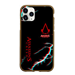 Чехол iPhone 11 Pro матовый Assassins Creed strom, цвет: 3D-коричневый