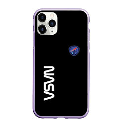 Чехол iPhone 11 Pro матовый Nasa space steel