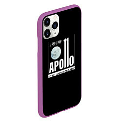 Чехол iPhone 11 Pro матовый Apollo space, цвет: 3D-фиолетовый — фото 2