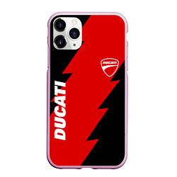 Чехол iPhone 11 Pro матовый Ducati - logo