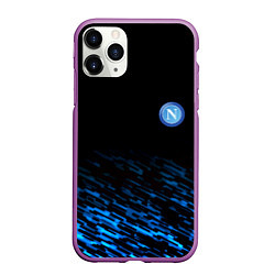 Чехол iPhone 11 Pro матовый Napoli fc club texture