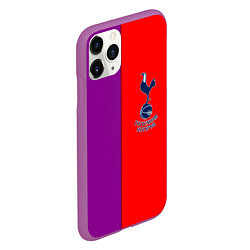 Чехол iPhone 11 Pro матовый Tottenham fc geometry, цвет: 3D-фиолетовый — фото 2