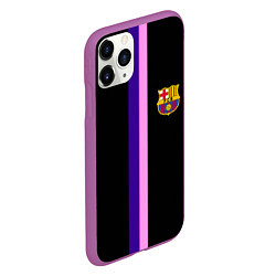 Чехол iPhone 11 Pro матовый Barcelona line, цвет: 3D-фиолетовый — фото 2