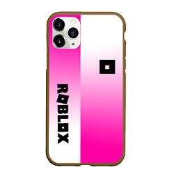 Чехол iPhone 11 Pro матовый Roblox geometry gradient, цвет: 3D-коричневый