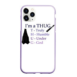 Чехол iPhone 11 Pro матовый Im a thug