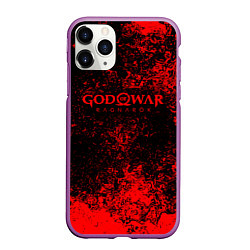 Чехол iPhone 11 Pro матовый God of war ragnar blood