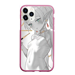 Чехол iPhone 11 Pro матовый Sousou no Frieren Фрирен beautiful sexy, цвет: 3D-малиновый