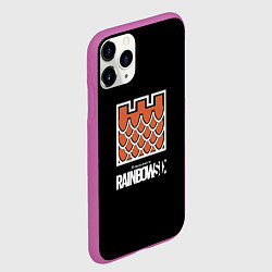 Чехол iPhone 11 Pro матовый Raibnow six steel action skils, цвет: 3D-фиолетовый — фото 2