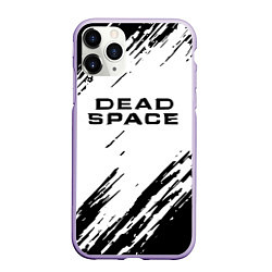 Чехол iPhone 11 Pro матовый Dead space чёрные краски