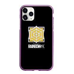 Чехол iPhone 11 Pro матовый Rainbow six company ubisoft, цвет: 3D-фиолетовый