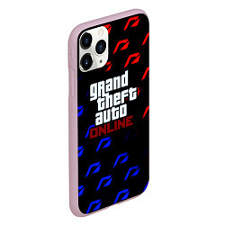 Чехол iPhone 11 Pro матовый NFS x GTA pattern, цвет: 3D-розовый — фото 2