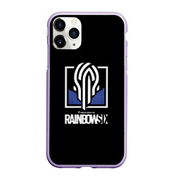 Чехол iPhone 11 Pro матовый Rainbow six siege logo