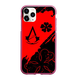 Чехол iPhone 11 Pro матовый Assassins Creed logo clewer