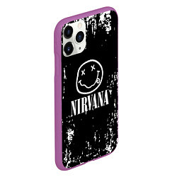 Чехол iPhone 11 Pro матовый Nirvana teddy, цвет: 3D-фиолетовый — фото 2