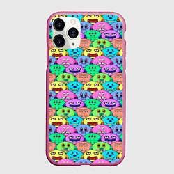 Чехол iPhone 11 Pro матовый Мультяшные персонажи монстрики