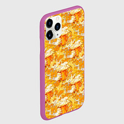 Чехол iPhone 11 Pro матовый Пивной шторм, цвет: 3D-фиолетовый — фото 2