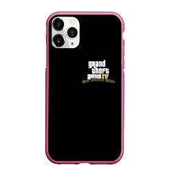 Чехол iPhone 11 Pro матовый GTA 6 logo game