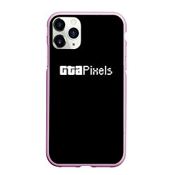 Чехол iPhone 11 Pro матовый GTA pixels