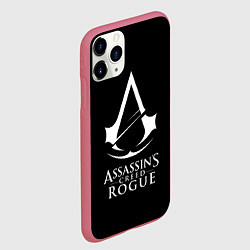 Чехол iPhone 11 Pro матовый Assassins Creed rogue, цвет: 3D-малиновый — фото 2