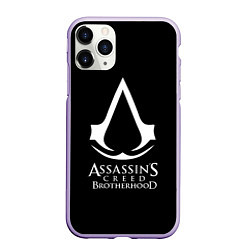 Чехол iPhone 11 Pro матовый Assassins Creed brotherhood, цвет: 3D-светло-сиреневый