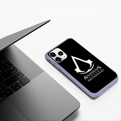 Чехол iPhone 11 Pro матовый Assassins Creed brotherhood, цвет: 3D-светло-сиреневый — фото 2