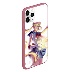 Чехол iPhone 11 Pro матовый Сейлор Мун Sailor Moon, цвет: 3D-малиновый — фото 2