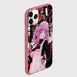 Чехол iPhone 11 Pro матовый Назуна Нанакуса - Песнь ночных сов, цвет: 3D-малиновый — фото 2