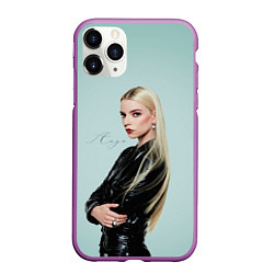 Чехол iPhone 11 Pro матовый Anya Taylor - Joy - actress, цвет: 3D-фиолетовый