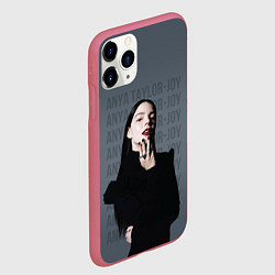 Чехол iPhone 11 Pro матовый Actress - Anya Taylor Joy, цвет: 3D-малиновый — фото 2