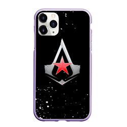 Чехол iPhone 11 Pro матовый Assassins creed russia, цвет: 3D-светло-сиреневый