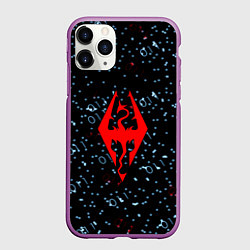 Чехол iPhone 11 Pro матовый The Elder Scrolls Online, цвет: 3D-фиолетовый