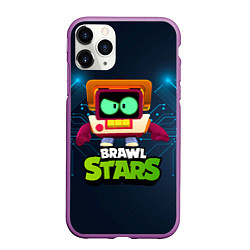 Чехол iPhone 11 Pro матовый Brawl start 8 bit skin old tv