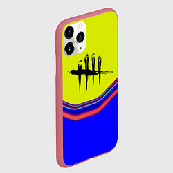 Чехол iPhone 11 Pro матовый Dead by Daylight horror game, цвет: 3D-малиновый — фото 2