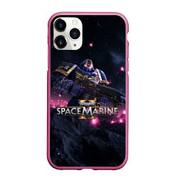 Чехол iPhone 11 Pro матовый Темный ультрамарин Warhammer 40000 space marine 2