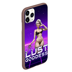 Чехол iPhone 11 Pro матовый Lust Goddess sexy Lorraine, цвет: 3D-коричневый — фото 2