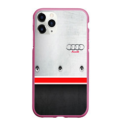 Чехол iPhone 11 Pro матовый Audi metal sport