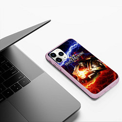 Чехол iPhone 11 Pro матовый Warhammer 40000 space marine 2, цвет: 3D-розовый — фото 2