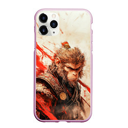 Чехол iPhone 11 Pro матовый Wukong на фоне с брызгами