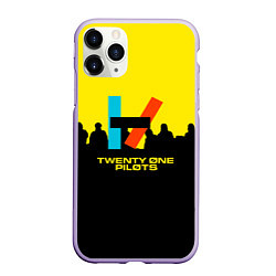 Чехол iPhone 11 Pro матовый Twenty one pilots rock steel