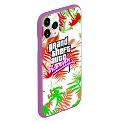 Чехол iPhone 11 Pro матовый GTA tropicano steel, цвет: 3D-фиолетовый — фото 2