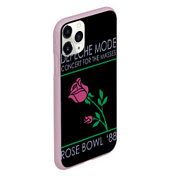 Чехол iPhone 11 Pro матовый Depeche Mode - Rose Bowl, цвет: 3D-розовый — фото 2